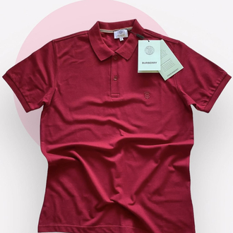 Burberry TB Bordo Polo Yaka T-shirt