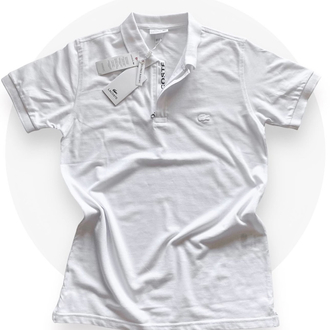 Lacoste Fermuarlı Beyaz Polo Yaka T-shirt