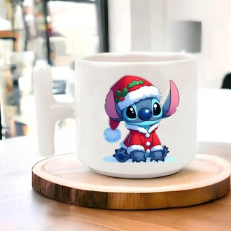 Yeni Yıl Yılbaşı Noel Tasarımlı T Kulp Seramik Kupa