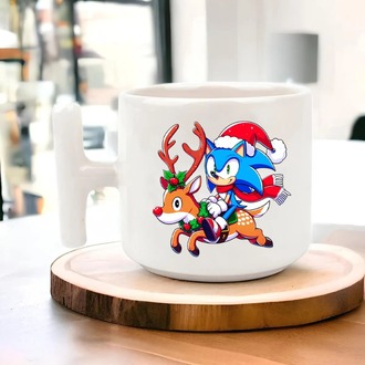 Yeni Yıl Yılbaşı Noel Tasarımlı T Kulp Seramik Kupa