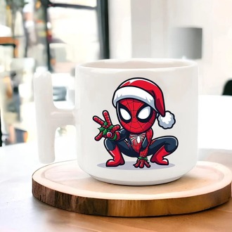 Yeni Yıl Yılbaşı Noel Tasarımlı T Kulp Seramik Kupa