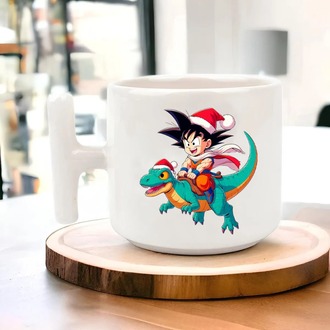 Yeni Yıl Yılbaşı Noel Tasarımlı T Kulp Seramik Kupa