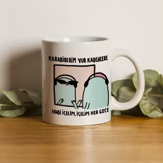 Karabiberim Motto Kupa Bardak