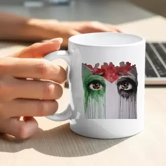 Filistin Tasarımlı Baskılı Kupa Bardak , Gazze Kupa Bardak , Kudüs Kupa Bardağı Klasik