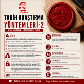 Tarih Araştırma Yöntemleri - 2