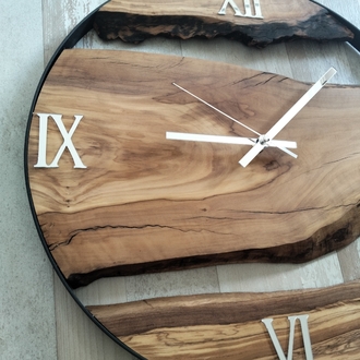 AHŞAP DUVAR SAATİ 50 cm.