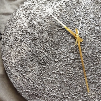 Beton Efekt Duvar Saati (50 cm. çap)