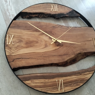AHŞAP DUVAR SAATİ 50 cm.