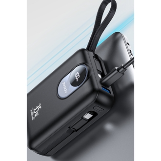 Yesido YP94 Dijital Göstergeli 20.000 mAh 35W Hızlı Şarj Destekli Çift Kablolu Powerbank