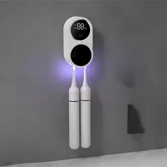 Pluzz Diş Fırçası Tutacağı Şarj Edilebilir ve Sensörlü Uv Sterilizatör