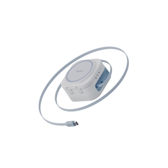 Energea X Bazic GoMag Station Mini 3in1 Katlanabilir 80cm Dahili Kablolu 15W