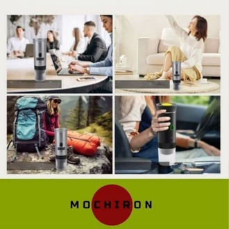 Mochiron Taşınabilir Espresso Kahve Makinesi Şarjlı Kapsül ve Öğütülmüş Kahve ile uyumlu
