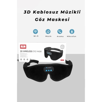 Earldom EM01 BT 3D Ses Özellikli Kablosuz Göz Maskesi - Siyah
6973232089867