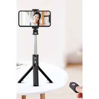 Earldom ZP23 Ayarlanabilir Açılı BT 4.0 Kontrollü Tripodlu Selfie Çubuğu - Siyah