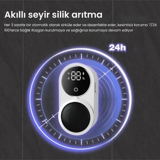Pluzz Diş Fırçası Tutacağı Şarj Edilebilir ve Sensörlü Uv Sterilizatör