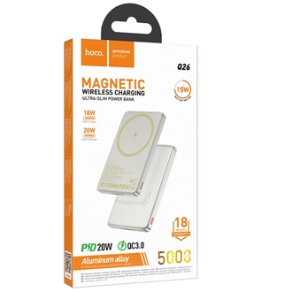 Hoco.
Hoco. Q26 5.000 mAh PD Magsafe Mini Powerbank - Turuncu