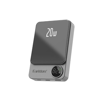 Earldom PD24 10.000 mAh 20W Kablosuz Şarjlı PD Hızlı Şarj Mini Powerbank