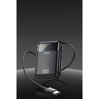 Yesido YP97 Dijital Göstergeli 20.000 mAh 65W Hızlı Şarj Destekli  Powerbank 