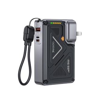 Yesido YP89 Akım Korumalı Stantlı 10.000 mAh 5in1 22.5W PD ve 15W Kablosuz  Powerbank
