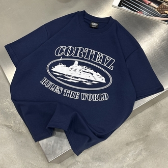CRTZ OVERSIZE TSHIRT-LACİVERT 