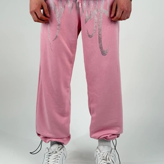 REVENGE TAŞLI BAGGY EŞOFMAN - PEMBE 