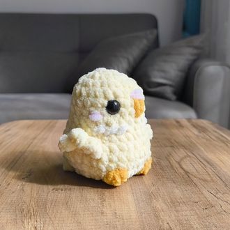 Peluş Muhabbet Kuşu Oyuncak Sarı