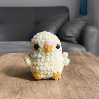 Peluş Muhabbet Kuşu Oyuncak Sarı