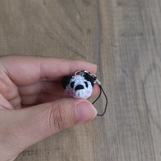 Panda Telefon Charmı Anahtarlık