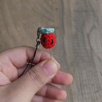Çilek Telefon Aksesuarı Charm