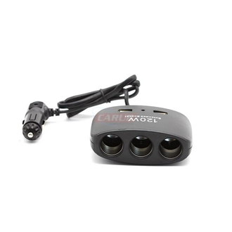 ÇAKMAKLIK ÇOĞALTICI KABLOLU 3LÜ 2USB 