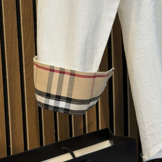 2026 YENİ SEZON İTHAL BURBERRY KETEN GÖMLEK
