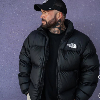 TNF NAKIŞ LOGO KIŞLIK MONT SİYAH