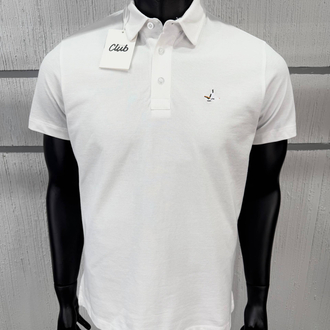 PREMİUM PİKE KUMAŞ POLO YAKA T-SHİRT BEYAZ