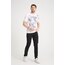ORJ DRİFİT SALOMON T-SHİRT BEYAZ