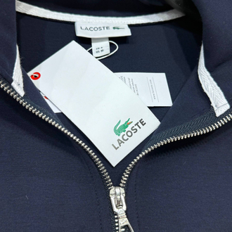 LACOSTE YARIM FERMUAR DOUBLE FACE SWEAT LACİVERT