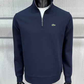 LACOSTE YARIM FERMUAR DOUBLE FACE SWEAT LACİVERT