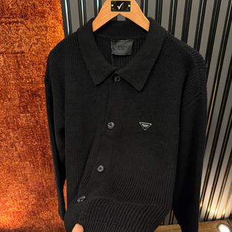 PREMİUM PRADA TRİKO HIRKA SİYAH RENK
