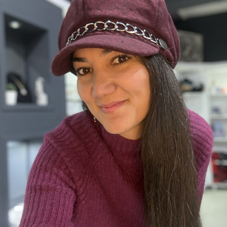 Bordo Kasket şapka