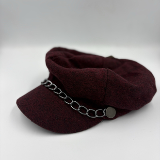 Bordo Kasket şapka