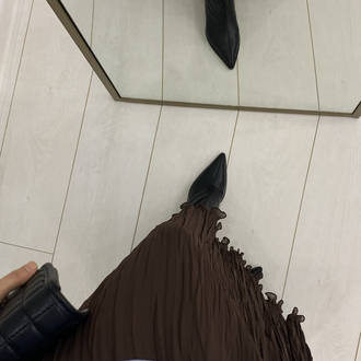 Kırışık Şifon Etek