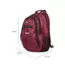 ESCAPE Laptop Bölmeli Outdoor Okul Ve Günlük Sırt Çantası Spor Çantası 307 Bordo