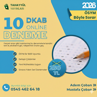 TAHAYYÜL 10’lu ONLİNE DENEME