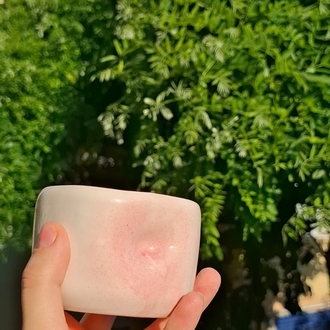 pembe turuncu aura bardak