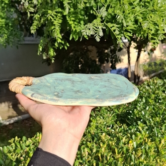 stoneware peynir tabağı