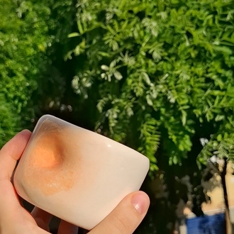 pembe turuncu aura bardak