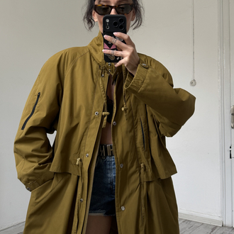 Alman Üretim Pelerin Detaylı Premium İçi Dokulu Trenchcoat