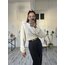 Roger Kent Basic Örgü Detaylı Oversize Boyfriend Kazak