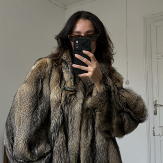 Stroll %100 Orjinal Gerçek Kürk (Tavşan) Exclusive Kaban