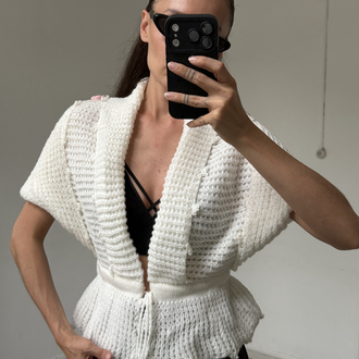 Custom Made Örgü Nadir Parça Yelek
