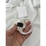 Hand Made Satin Touch Pearl Toka